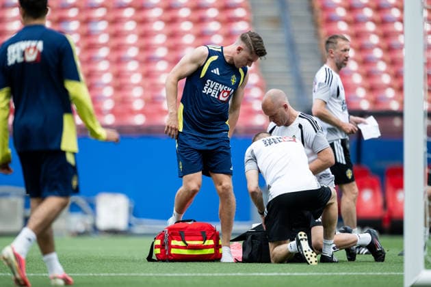 260609 Viktor Gyökeres of the Swedish national football team at a training session during day -2 of the FIFA World Cup, WM, Weltmeisterschaft, Fussball 2026 on June 9, 2026 in Dallas. Photo: Petter Arvidson BILDBYRAN kod PA PA1225 fotboll football soccer fotball vm fotbolls-vm fotball-vm fotbolls-vm 2026 fifa world cup 2026 träning practice training sverige sweden sverige a day -2 bbeng
