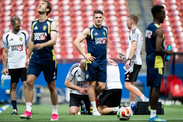 260609 Viktor Gyökeres of the Swedish national football team at a training session during day -2 of the FIFA World Cup, WM, Weltmeisterschaft, Fussball 2026 on June 9, 2026 in Dallas. Photo: Petter Arvidson BILDBYRAN kod PA PA1225 fotboll football soccer fotball vm fotbolls-vm fotball-vm fotbolls-vm 2026 fifa world cup 2026 träning practice training sverige sweden sverige a day -2 bbeng