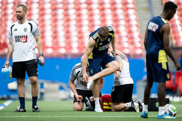 260609 Viktor Gyökeres of the Swedish national football team at a training session during day -2 of the FIFA World Cup, WM, Weltmeisterschaft, Fussball 2026 on June 9, 2026 in Dallas. Photo: Petter Arvidson BILDBYRAN kod PA PA1225 fotboll football soccer fotball vm fotbolls-vm fotball-vm fotbolls-vm 2026 fifa world cup 2026 träning practice training sverige sweden sverige a day -2 bbeng