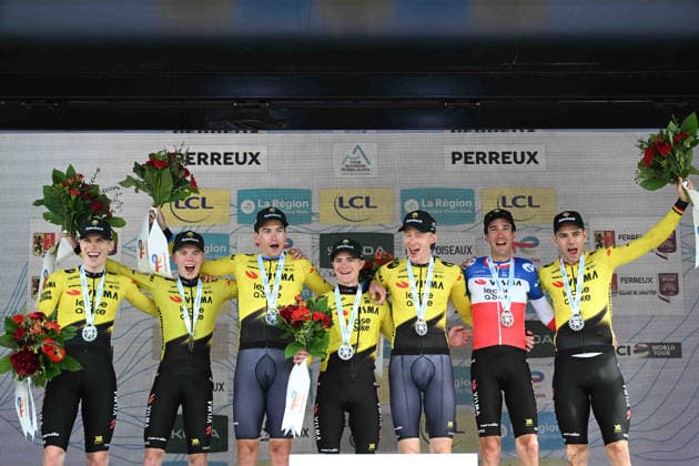 09-06-2026 Tour Auvergne - Rhone Alpes; Tappa 03 Perreux - Perreux; 2026, Visma - Lease A Bike; Armirail, Bruno; Perreux; 