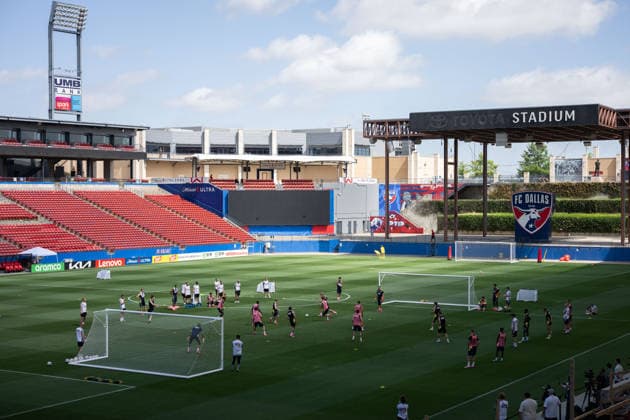 260609 General view of a training session with Sweden during day -2 of the FIFA World Cup, WM, Weltmeisterschaft, Fussball 2026 on June 9, 2026 in Dallas. Photo: Petter Arvidson BILDBYRAN kod PA PA1225 fotboll football soccer fotball vm fotbolls-vm fotball-vm fotbolls-vm 2026 fifa world cup 2026 träning practice training sverige sweden sverige a day -2 bbeng