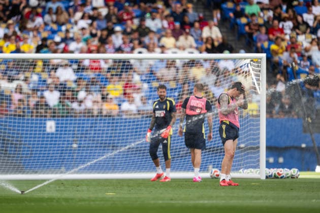 260609 Victor Nilsson Lindelöf of the Swedish national football team at a training session during day -2 of the FIFA World Cup, WM, Weltmeisterschaft, Fussball 2026 on June 9, 2026 in Dallas. Photo: Petter Arvidson BILDBYRAN kod PA PA1225 fotboll football soccer fotball vm fotbolls-vm fotball-vm fotbolls-vm 2026 fifa world cup 2026 träning practice training sverige sweden sverige a day -2 bbeng