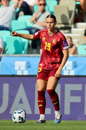 Ljubljana, Slowenien: 09.06. 2026 - Länderspiel - WM-Qualifikation der Frauen - Slowenien vs. Deutschland Im Bild: Klara Bühl Buehl (Deutschland)