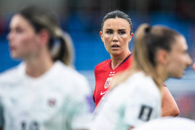 260609 Ingrid Engen of Norway during the FIFA Women s World Cup Qualifier football match between Norway and Austria on June 9, 2026 in Oslo. Photo: Jon Olav Nesvold BILDBYRAN COP 217 MM0070 bbeng fotball soccer football fotboll FIFA World Cup, WM, Weltmeisterschaft, Fussball qualifiers vm-kvalifisering kvinner vm kvalik landskamp dam norge norway austria osterrike