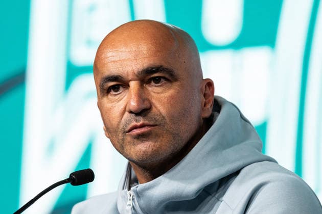 June 9, 2026, Lisboa, Oeiras, Portugal: Portugal national team, Nationalteam s head coach ROBERTO MARTINEZ during the press conference, PK, Pressekonferenz before the match between Portugal and Nigeria at Cidade do Futebol on June 9 2026, in Lisboa, Portugal. Lisboa Portugal - ZUMAa269 20260609_zsp_a269_017 Copyright: xSandroxAlemaox