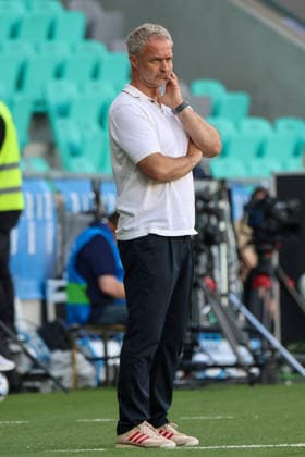 Ljubljana, Slowenien: 09.06. 2026 - Länderspiel - WM-Qualifikation der Frauen - Slowenien vs. Deutschland Im Bild: Bundestrainer Christian Wück Wueck (Deutschland)