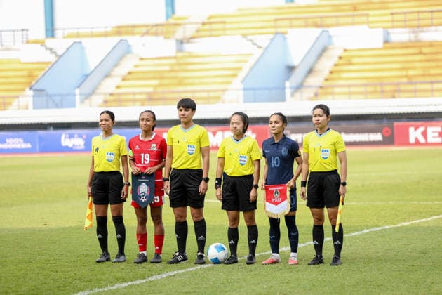 Indonesia v Cambodia - FIFA Women s International Friendly, Länderspiel, Nationalmannschaft The Indonesia vs Cambodia Women s national team, Nationalteam match takes place at the FIFA Women s Matchday event at Arcamanik Stadium in Bandung City, Indonesia, on June 9, 2026. Bandung Indonesia  Copyright: xRyanxSuherlanx originalFilename:suherlan-indonesi260609_npLKf.jpg
