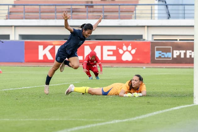 Indonesia v Cambodia - FIFA Women s International Friendly, Länderspiel, Nationalmannschaft The Indonesia vs Cambodia Women s national team, Nationalteam match takes place at the FIFA Women s Matchday event at Arcamanik Stadium in Bandung City, Indonesia, on June 9, 2026. Bandung Indonesia  Copyright: xRyanxSuherlanx originalFilename:suherlan-indonesi260609_npZzn.jpg