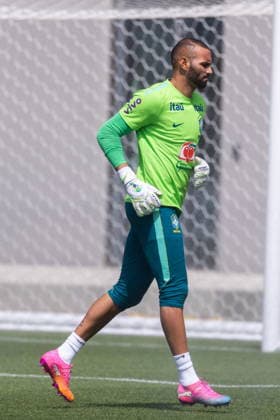 FIFA World Cup, WM, Weltmeisterschaft, Fussball 2026 preparations - Brazil training session Brazil s goalkeeper Weverton participates in a training session in Morris Township, New Jersey, USA, 09 June 2026. Brazil are drawn in Group C of the upcoming FIFA World Cup 2026 starting on 11 June 2026 and running 19 July 2026. Morris Township New Jersey United States  Copyright: xOLGAxFEDOROVAx