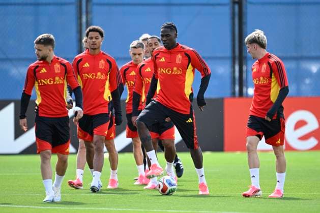 Belgian national football team - FIFA World Cup, WM, Weltmeisterschaft, Fussball 2026 - media activities 09 06 2026 RENTON, UNITED STATES OF AMERICA - JUNE 09 : Onana Amadou midfielder of Belgium pictured during a training session of the Belgian national football team during the FIFA World Cup 2026 on June 9, 2026 in Renton, United States of America, 09 06 2026 Renton United States of America  Copyright: xNicoxVereeckenx