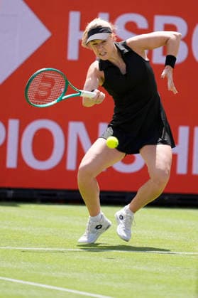 HSBC Championships - Day Two Anna Blinkova in action during her Round of 32 match at The HSBC Championships 2026 Women s tennis tournament at The Queen s Club in London, England, on June 9, 2026. London Greater London United Kingdom  Copyright: xOwenxHammondx originalFilename:hammond-thehsbcc260609_npcsm.jpg
