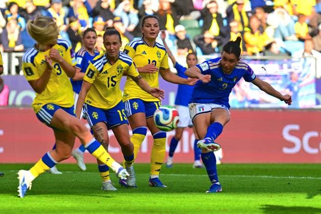 Gamla Ullevi GOTHENBURG, SWEDEN - JUNE 9: Lucia Di Guglielmo of Italy in the World Cup 2027 qualifier match between Sweden and Italy at Gamla Ullevi on June 9, 2026 in Gothengurg, Sweden. (Peter Sonander SPP)  Copyright: xPeterxSonander SPPx spp-en-PeSo-20260609_SPP_PeterSonander_7394