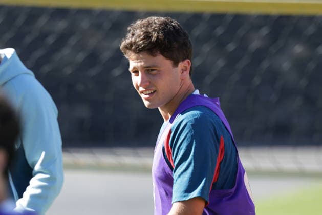 Training of the Portuguese national football team in the football city of Oeiras - Portugal, June 9, 2026, in Alges, Portugal. Joao Neves (Portugal ,15)