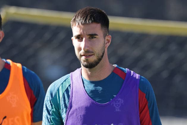 Training of the Portuguese national football team in the football city of Oeiras - Portugal, June 9, 2026, in Alges, Portugal. Goncalo Inacio (Portugal ,14)