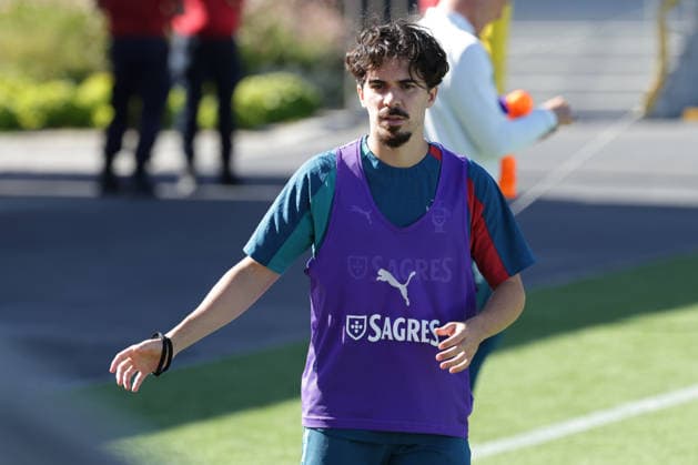 Training of the Portuguese national football team in the football city of Oeiras - Portugal, June 9, 2026, in Alges, Portugal. Vitinha (Portugal ,23)