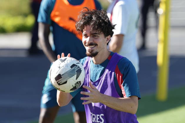 Training of the Portuguese national football team in the football city of Oeiras - Portugal, June 9, 2026, in Alges, Portugal. Vitinha (Portugal ,23)