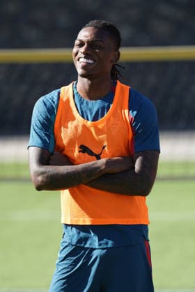 Training of the Portuguese national football team in the football city of Oeiras - Portugal, June 9, 2026, in Alges, Portugal. Rafael Leao (Portugal ,17)