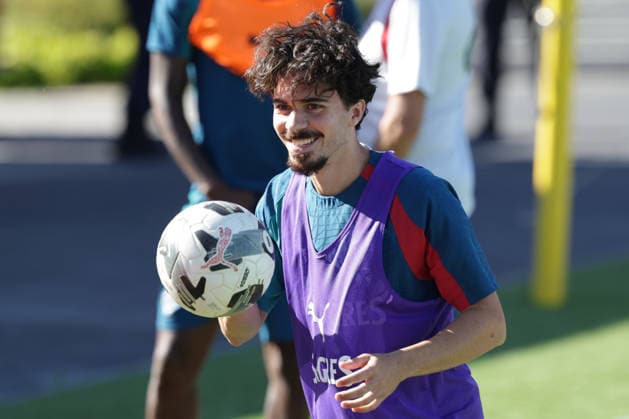 Training of the Portuguese national football team in the football city of Oeiras - Portugal, June 9, 2026, in Alges, Portugal. Vitinha (Portugal ,23)