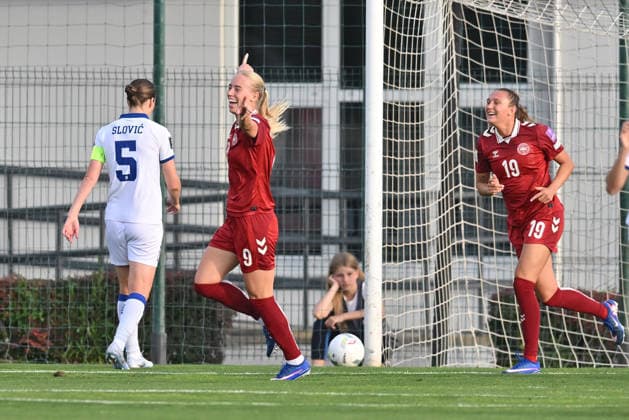SERBIA vs DENMARK AMALIE VANGSGAARD football Serbia vs Denmar UEFA European Championship, EM, Europameisterschaft qualifzing match at sports center FSS, Stara Pazova 09.06.2026 Foto: FOOTBALL, SERBIA, DENMARK, UEFA EUROPEAN CHAMPIONSHIP QUALIFICATIONS, WOMEN Stara Pazova Sports center Stara Pazova Serbia Copyright: xMarkoxMetlas xMNxPressx