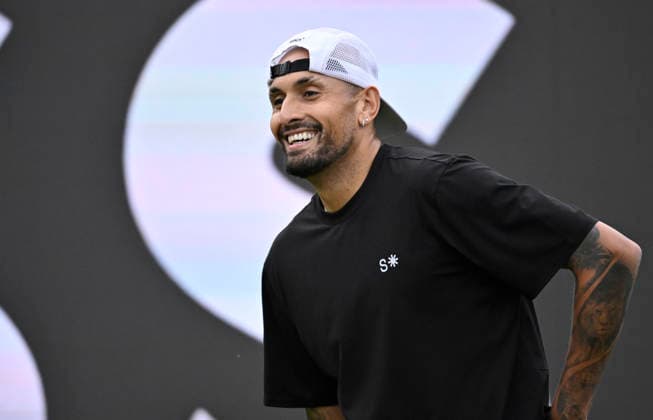 Nick Kyrgios (AUS) Portrait Tennis Herren BOSS Open ATP, Tennis Herren 250 Stuttgart 2026 Weissenhof BOSS Open ATP 250 Stuttgart 2026