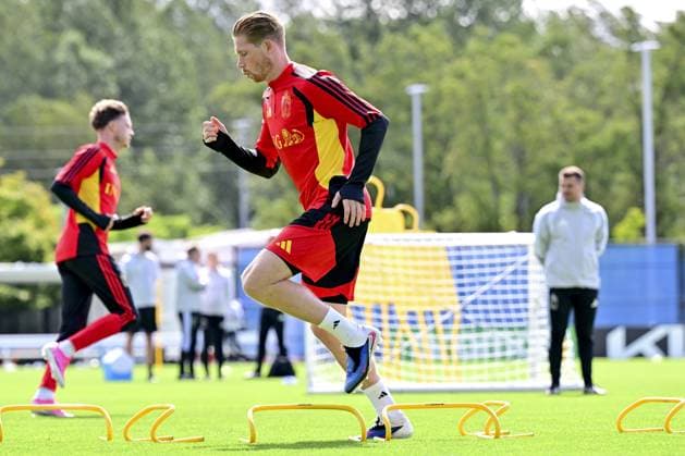 Belgium s Kevin De Bruyne pictured during the first training session of Belgian national soccer team Red Devils in their base camp, home of the Seattle Sounders, Renton, Seattle, USA, on Tuesday 09 June 2026. The Red Devils arrived yesterday and to prepare for the 2026 FIFA World Cup, WM, Weltmeisterschaft, Fussball DIRKxWAEM  x176870957x