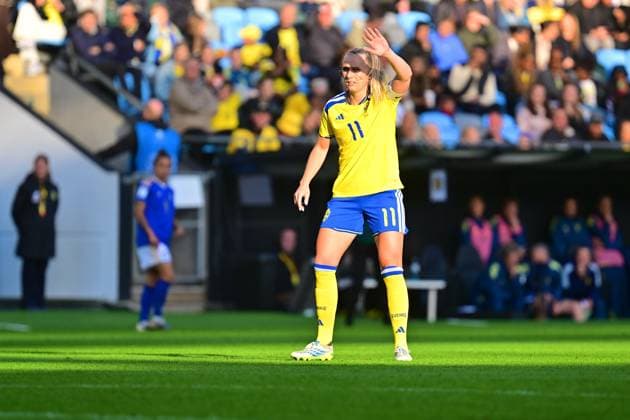 Gamla Ullevi GOTHENBURG, SWEDEN - JUNE 9: Stina Blackstenius of Sweden in the sun during the World Cup 2027 qualifier match between Sweden and Italy at Gamla Ullevi on June 9, 2026 in Gothengurg, Sweden. (Peter Sonander SPP)  Copyright: xPeterxSonander SPPx Sportspressphoto_SPR164055