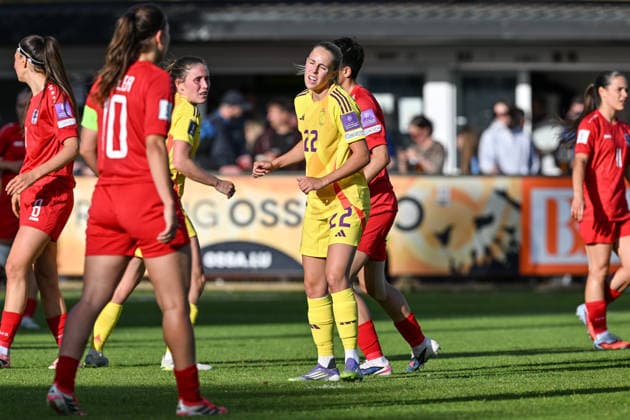 SOCCER WOMEN UEFA QUALIFIERS B4 MD6 LUXEMBURG VS BELGIUM Saar Janssen (22) of Belgium pictured during a women football game between the national teams of Luxemburg and Belgium , called the Red Flames , on the sixth match day in League B Group B4 in the league stage of the 2026-27 UEFA Women s European Qualifiers competition , on Tuesday 9 June 2026 in Esch-sur-Alzette , Luxemburg . PHOTO SPORTPIX Stijn Audooren Esch-sur-Alzette Stade de la Frontiere Luxemburg  Copyright: xSportpix.bex xStijnxAudoorenxStijnxAudoorenx