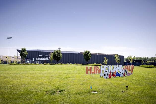 KANSAS - Exterior of the Dutch national team, Nationalteam s training complex, KC Current Training Facility, on June 9, 2026, in Kansas City. The Dutch national team is preparing for the 2026 World Cup. ROBIN VAN LONKHUIJSEN ANP xVIxANPxSportx xxANPxIVx 560591052 originalFilename: 560591052.jpg