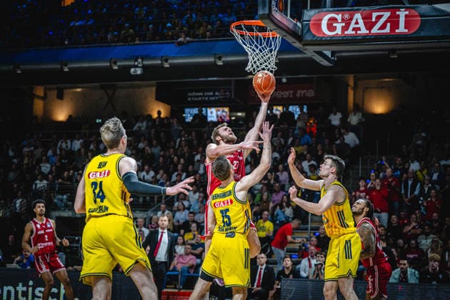 Basketball Berlin 019.06.2026 Saison 2025 2026 EasyCredit BBL 1. Bundesliga Männer, Herren Playoffs Halbfinale Spiel 5 Alba Berlin - BMA365 Bamberg Baskets Daniel Keppeler (Bamberg, No.31)