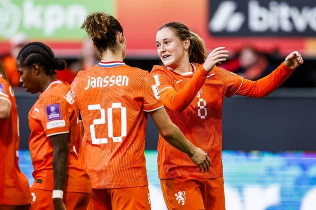 ALMELO - Wieke Kaptein of The Netherlands celebrates the 1-0 during the World Cup qualifying match between the Netherlands (women) and Poland (women) at Erve Asito Stadium on June 9, 2026 in Almelo, the Netherlands. VINCENT JANNINK ANP FIFA Women s World Cup 2027 Qualifier 2026 xVIxANPxSportx xxANPxIVx 560593934 originalFilename: 560593934.jpg