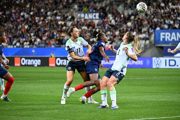 Football FÃ minin : France F vs Irlande F- qualification coupe du monde - 09 06 2026 Melvine MALARD of France during the Women s World Cup qualifying match between France F and Irland F at Alpes stadium Grenoble on June 09 2026 , France GRENOBLEFrance  Copyright: xMouradxAllilix