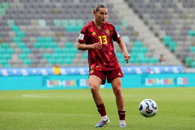 Ljubljana, Slowenien: 09.06. 2026 - Länderspiel - WM-Qualifikation der Frauen - Slowenien vs. Deutschland Im Bild: Carlotta Wamser (Deutschland)