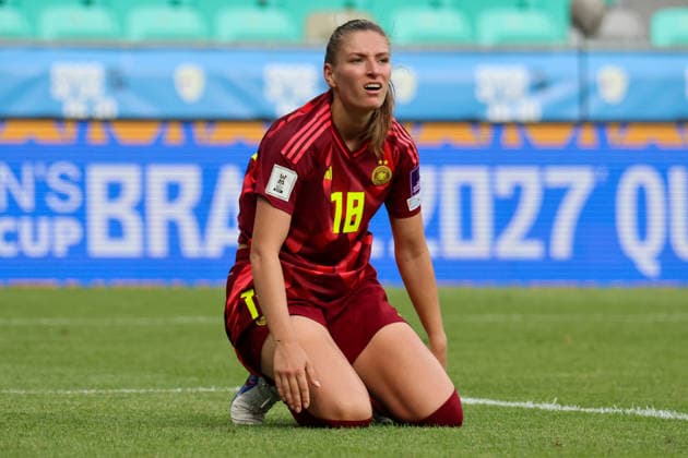 Ljubljana, Slowenien: 09.06. 2026 - Länderspiel - WM-Qualifikation der Frauen - Slowenien vs. Deutschland Im Bild: Melissa Kössler Koessler (Deutschland)