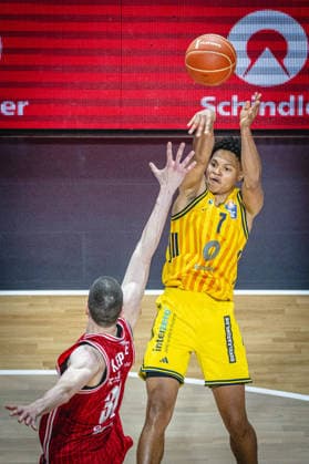 Basketball Berlin 019.06.2026 Saison 2025 2026 EasyCredit BBL 1. Bundesliga Männer, Herren Playoffs Halbfinale Spiel 5 Alba Berlin - BMA365 Bamberg Baskets Jack Kayil (Alba Berlin, No.07)