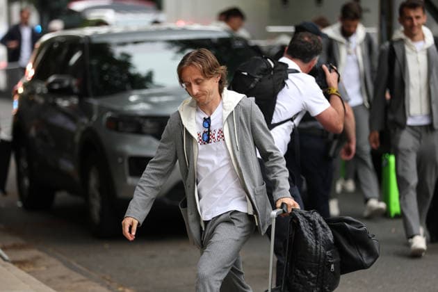 Croatia National Football Team arrive in Alexandria - FIFA World Cup, WM, Weltmeisterschaft, Fussball 2026 Luka Modric of Croatia arrive at AKA Hotel on June 09, 2026 in Alexandria, Virginia.  IgorxKralj PIXSELL
