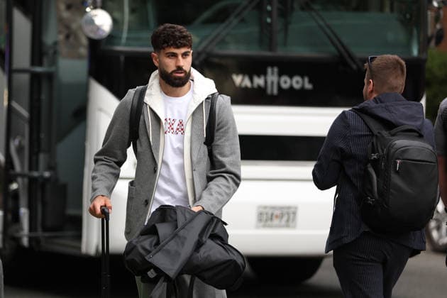 Croatia National Football Team arrive in Alexandria - FIFA World Cup, WM, Weltmeisterschaft, Fussball 2026 Josko Gvardiol of Croatia arrive at AKA Hotel on June 09, 2026 in Alexandria, Virginia.  IgorxKralj PIXSELL