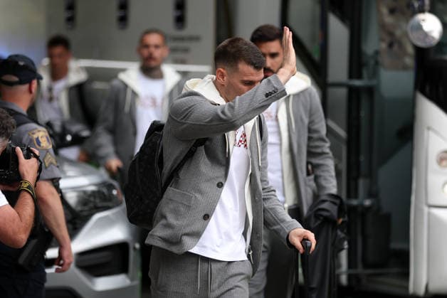 Croatia National Football Team arrive in Alexandria - FIFA World Cup, WM, Weltmeisterschaft, Fussball 2026 Dominik Livakovic of Croatia arrive at AKA Hotel on June 09, 2026 in Alexandria, Virginia.  IgorxKralj PIXSELL