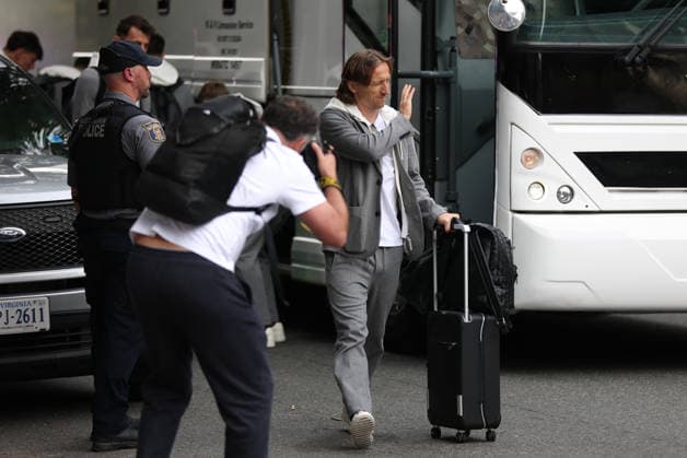 Croatia National Football Team arrive in Alexandria - FIFA World Cup, WM, Weltmeisterschaft, Fussball 2026 Luka Modric of Croatia arrive at AKA Hotel on June 09, 2026 in Alexandria, Virginia.  IgorxKralj PIXSELL