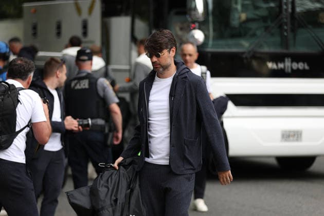 Croatia National Football Team arrive in Alexandria - FIFA World Cup, WM, Weltmeisterschaft, Fussball 2026 Coach of Croatia Vedran Corluka arrive at AKA Hotel on June 09, 2026 in Alexandria, Virginia.  IgorxKralj PIXSELL