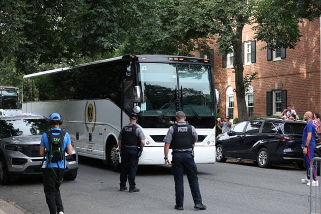Croatia National Football Team arrive in Alexandria - FIFA World Cup, WM, Weltmeisterschaft, Fussball 2026 Players of Croatia arrive at AKA Hotel on June 09, 2026 in Alexandria, Virginia.  IgorxKralj PIXSELL