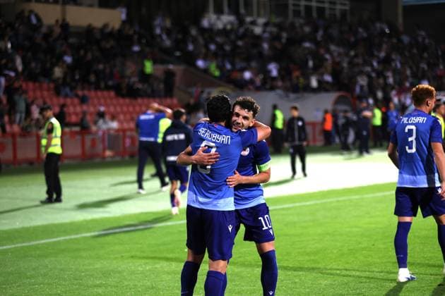 RECORD DATE NOT STATED International Friendlies: Armenia National Football Team v Moldova National Football Team Eduard Spertsyan and Artur Serobyan during the International Friendlies match between Armenia National Football Team and Moldova National Football Team at Vazgen Sargsyan Republican Stadium in Yerevan, Armenia on June 9, 2026