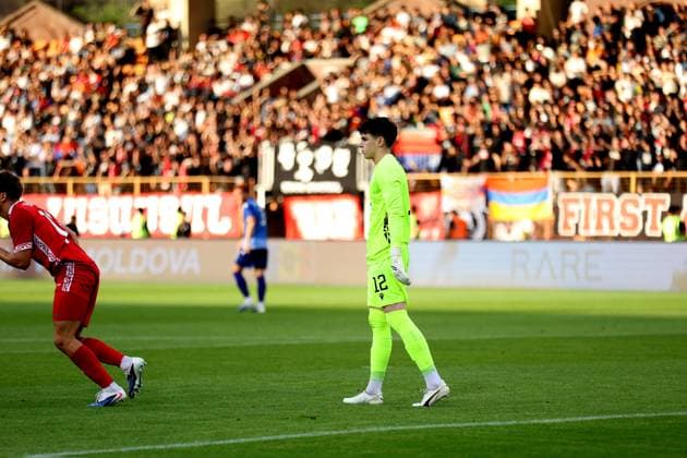 RECORD DATE NOT STATED International Friendlies: Armenia National Football Team v Moldova National Football Team Aleksandr Mishiev during the International Friendlies match between Armenia National Football Team and Moldova National Football Team at Vazgen Sargsyan Republican Stadium in Yerevan, Armenia on June 9, 2026