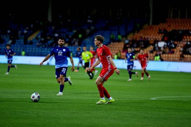 RECORD DATE NOT STATED International Friendlies: Armenia National Football Team v Moldova National Football Team Mihail Gherasimencov during the International Friendlies match between Armenia National Football Team and Moldova National Football Team at Vazgen Sargsyan Republican Stadium in Yerevan, Armenia on June 9, 2026