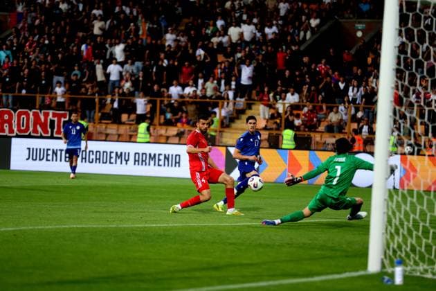 RECORD DATE NOT STATED International Friendlies: Armenia National Football Team v Moldova National Football Team Grant-Leon Ranos during the International Friendlies match between Armenia National Football Team and Moldova National Football Team at Vazgen Sargsyan Republican Stadium in Yerevan, Armenia on June 9, 2026