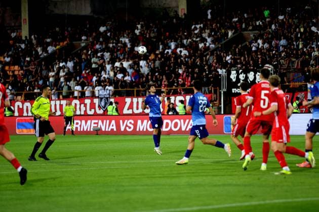 RECORD DATE NOT STATED International Friendlies: Armenia National Football Team v Moldova National Football Team Karlen Hovhannisyan during the International Friendlies match between Armenia National Football Team and Moldova National Football Team at Vazgen Sargsyan Republican Stadium in Yerevan, Armenia on June 9, 2026