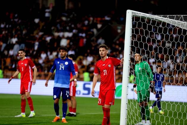 RECORD DATE NOT STATED International Friendlies: Armenia National Football Team v Moldova National Football Team Sergiu Perciun during the International Friendlies match between Armenia National Football Team and Moldova National Football Team at Vazgen Sargsyan Republican Stadium in Yerevan, Armenia on June 9, 2026