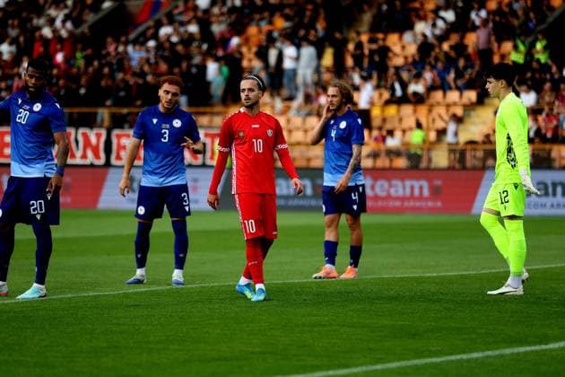 RECORD DATE NOT STATED International Friendlies: Armenia National Football Team v Moldova National Football Team Stefan Bodisteanu during the International Friendlies match between Armenia National Football Team and Moldova National Football Team at Vazgen Sargsyan Republican Stadium in Yerevan, Armenia on June 9, 2026