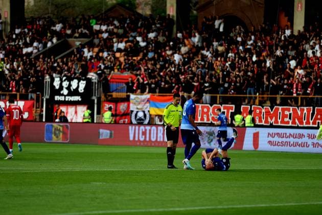 RECORD DATE NOT STATED International Friendlies: Armenia National Football Team v Moldova National Football Team Aleko Aptsiauri during the International Friendlies match between Armenia National Football Team and Moldova National Football Team at Vazgen Sargsyan Republican Stadium in Yerevan, Armenia on June 9, 2026