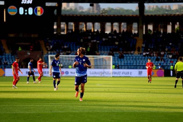 RECORD DATE NOT STATED International Friendlies: Armenia National Football Team v Moldova National Football Team Georgy Arutyunyan during the International Friendlies match between Armenia National Football Team and Moldova National Football Team at Vazgen Sargsyan Republican Stadium in Yerevan, Armenia on June 9, 2026