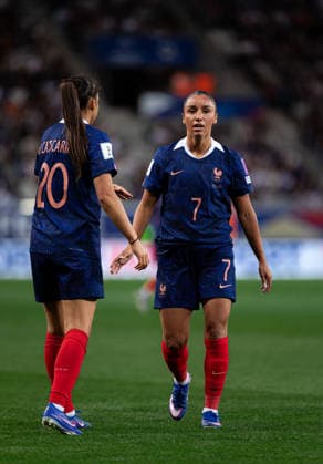 Sakina Karchaoui (7 France) in action during FIFA Women s World Cup 2027 Qualifiers game between France and Republic of Ireland at Alpes Stadium in Grenoble, France  Copyright: xConstancexBugautx xSPPx Sportspressphoto_SPR164168